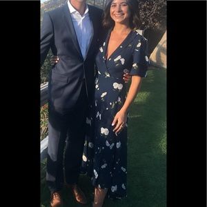 Reformation Floral Wrap Maxi